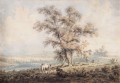 Haut Thomas Girtin paysage aquarelle
